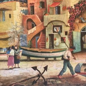 Vintage Guild Picture Puzzle Whitman Marina Grande Capri 304 Pcs Complete